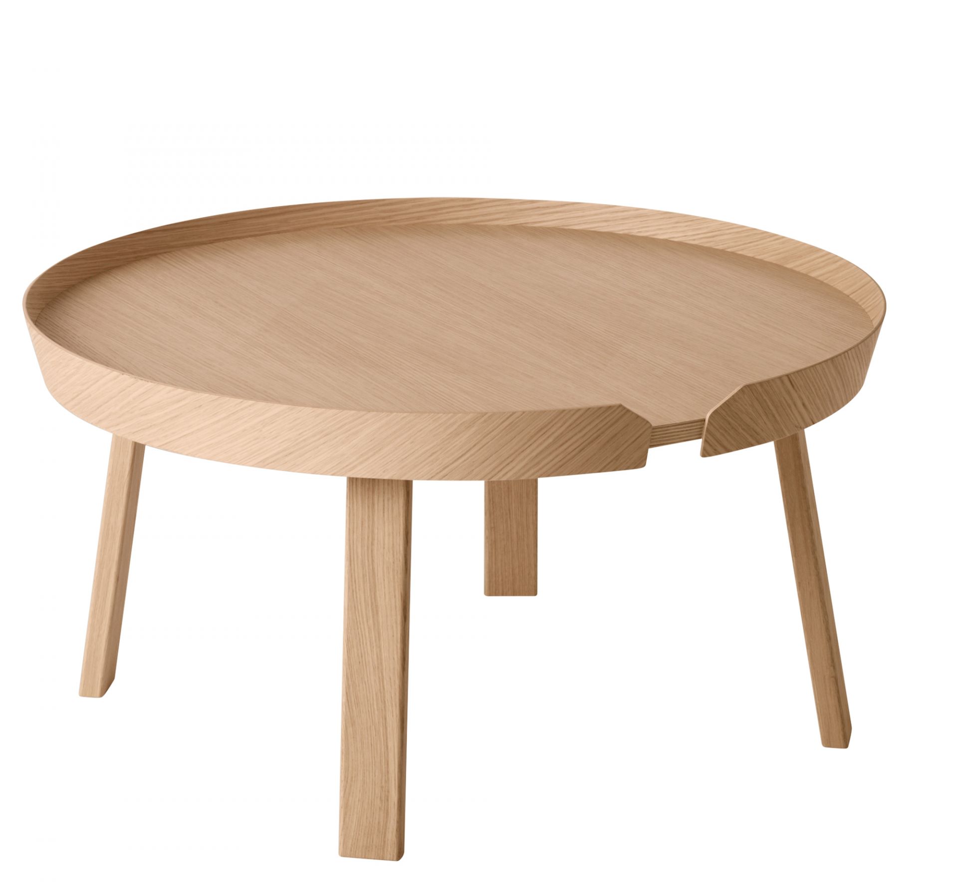 Around Coffee Table Large Couchtisch Eiche Muuto